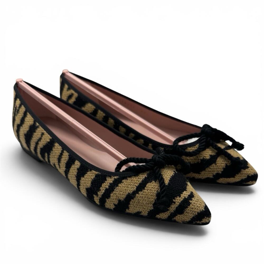 NWB Pretty Ballerinas Malala Camel Ella Ballet Flats US Size 6